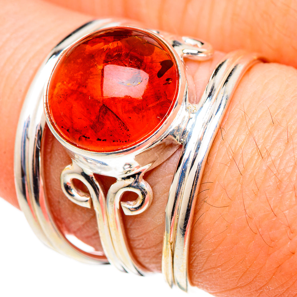 Baltic Amber Rings handcrafted by Anasilvercos - RING99001