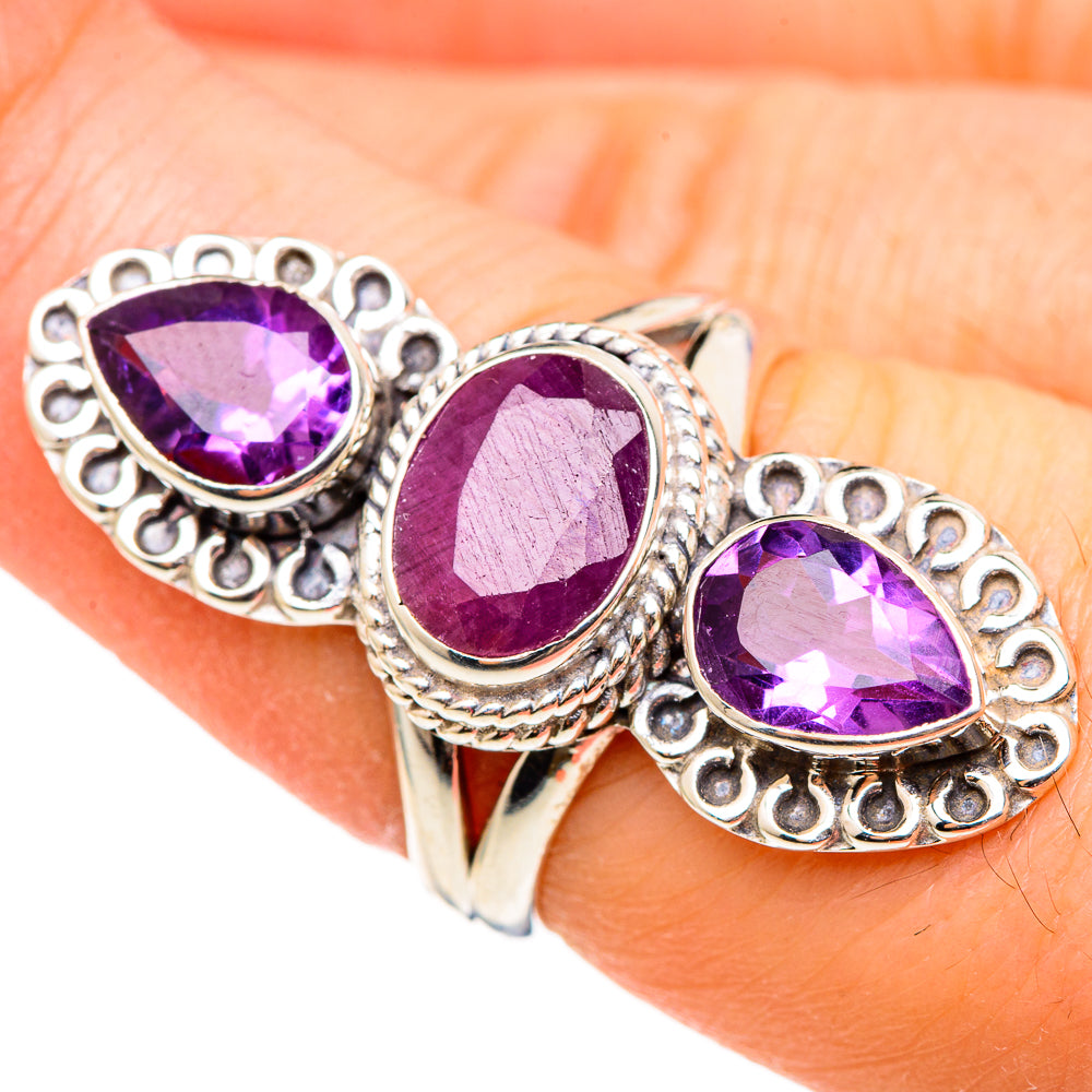 Ruby Rings handcrafted by Anasilvercos - RING99018