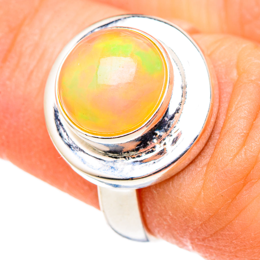Ethiopian Opal Rings handcrafted by Anasilvercos - RING99024