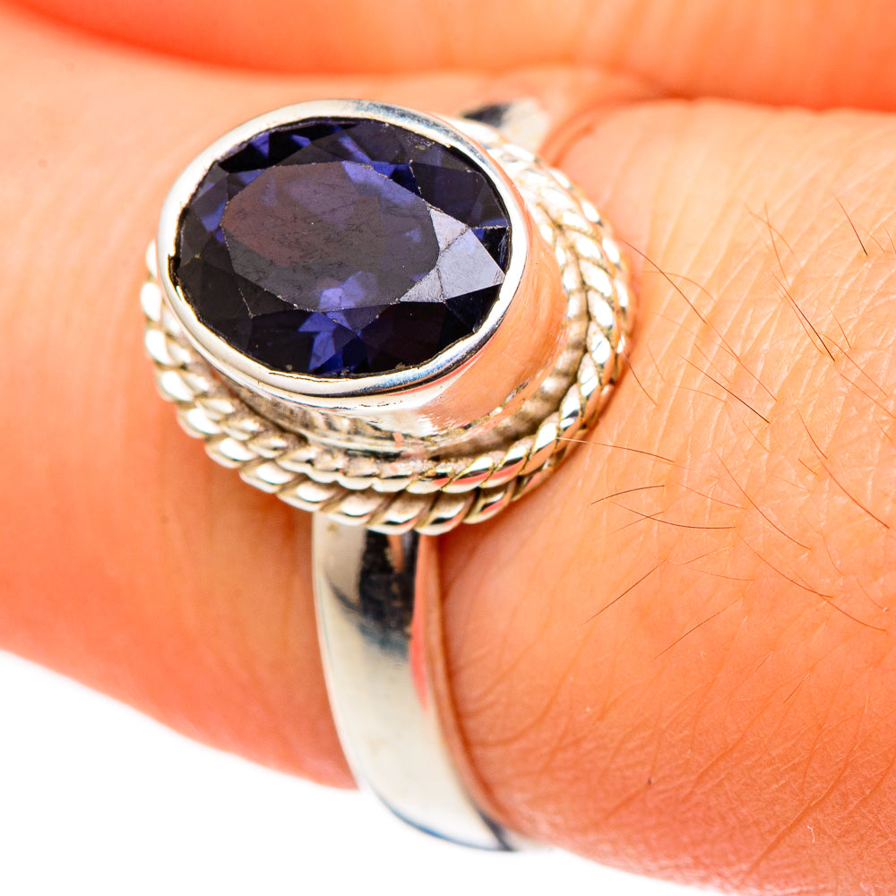 Violet Spinel Rings handcrafted by Anasilvercos - RING99027