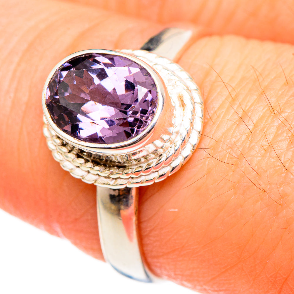 Color Change Alexandrite (lab.) Rings handcrafted by Anasilvercos - RING99044