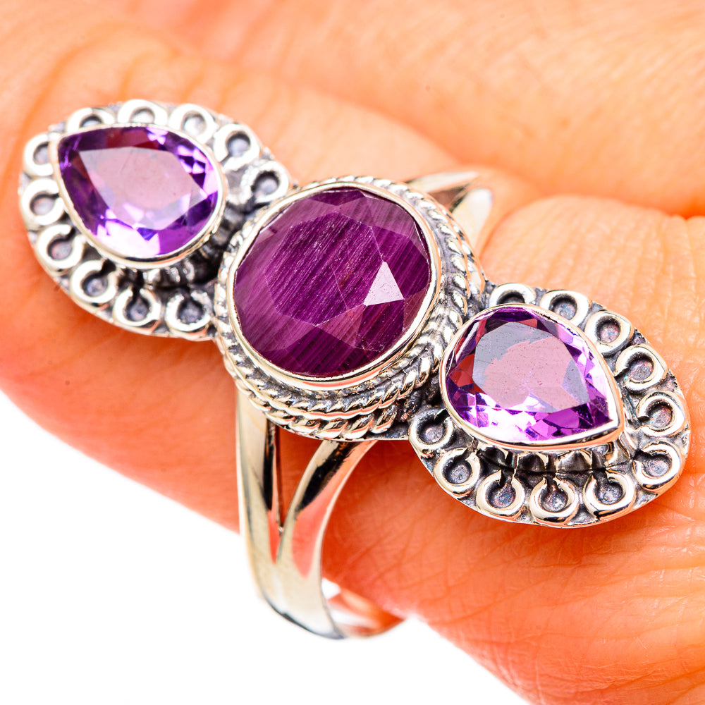 Ruby Rings handcrafted by Anasilvercos - RING99053