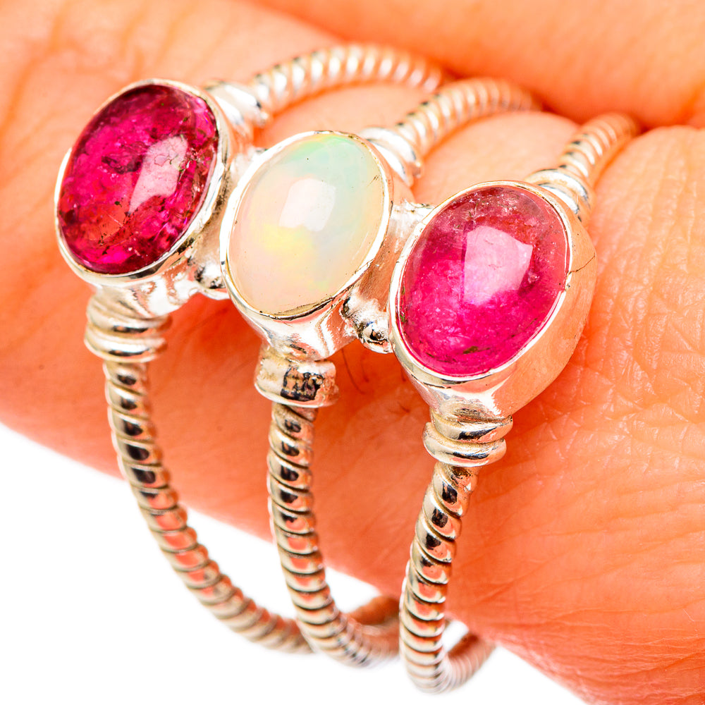 Ethiopian Opal Rings handcrafted by Anasilvercos - RING99055