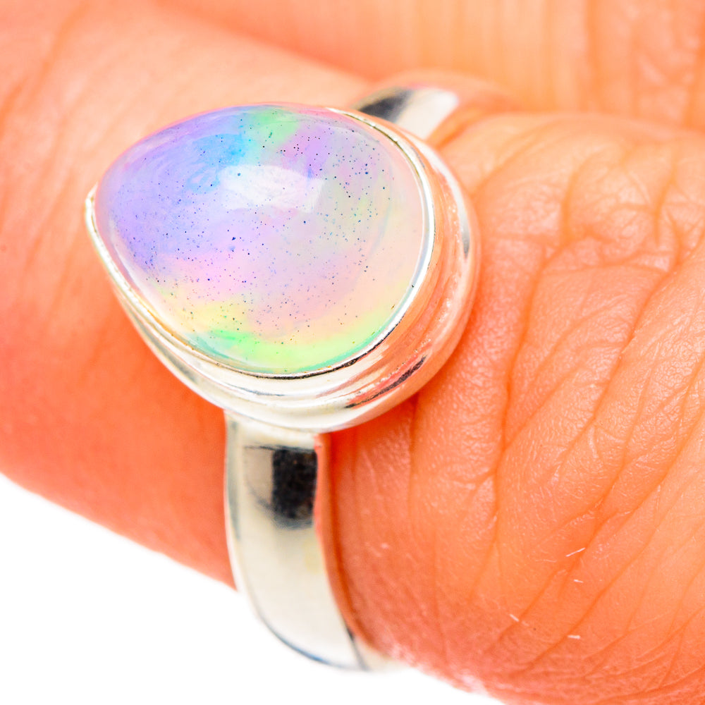Ethiopian Opal Rings handcrafted by Anasilvercos - RING99058
