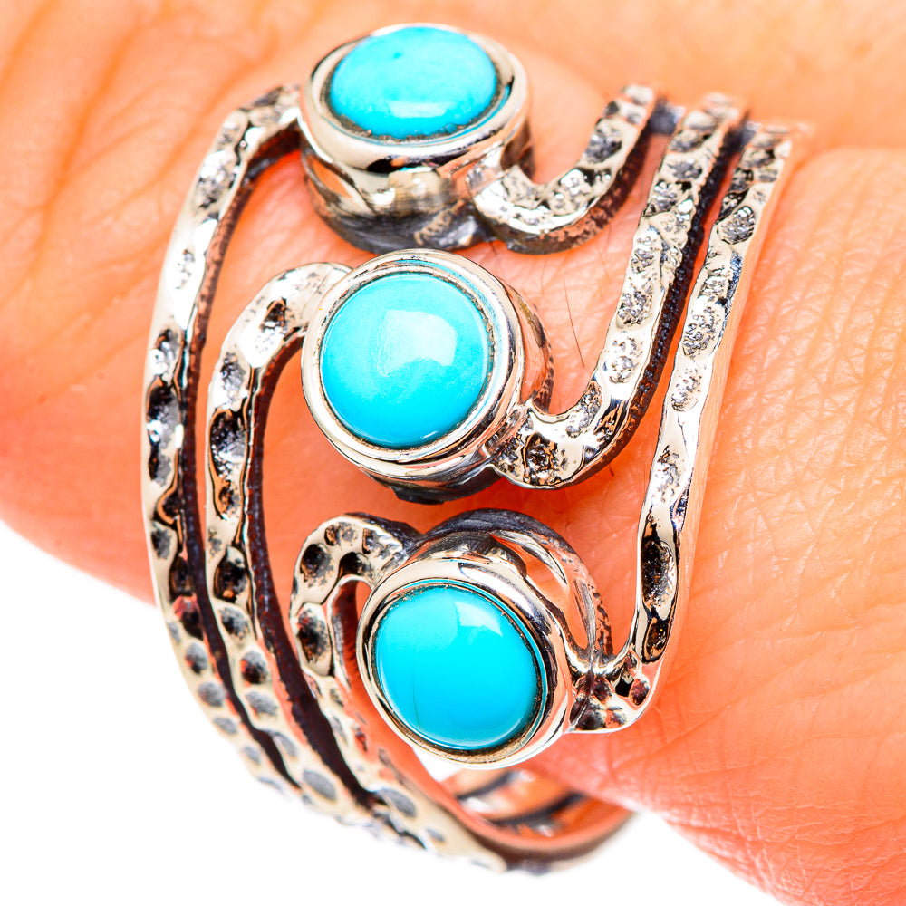 Larimar Rings handcrafted by Anasilvercos - RING99059