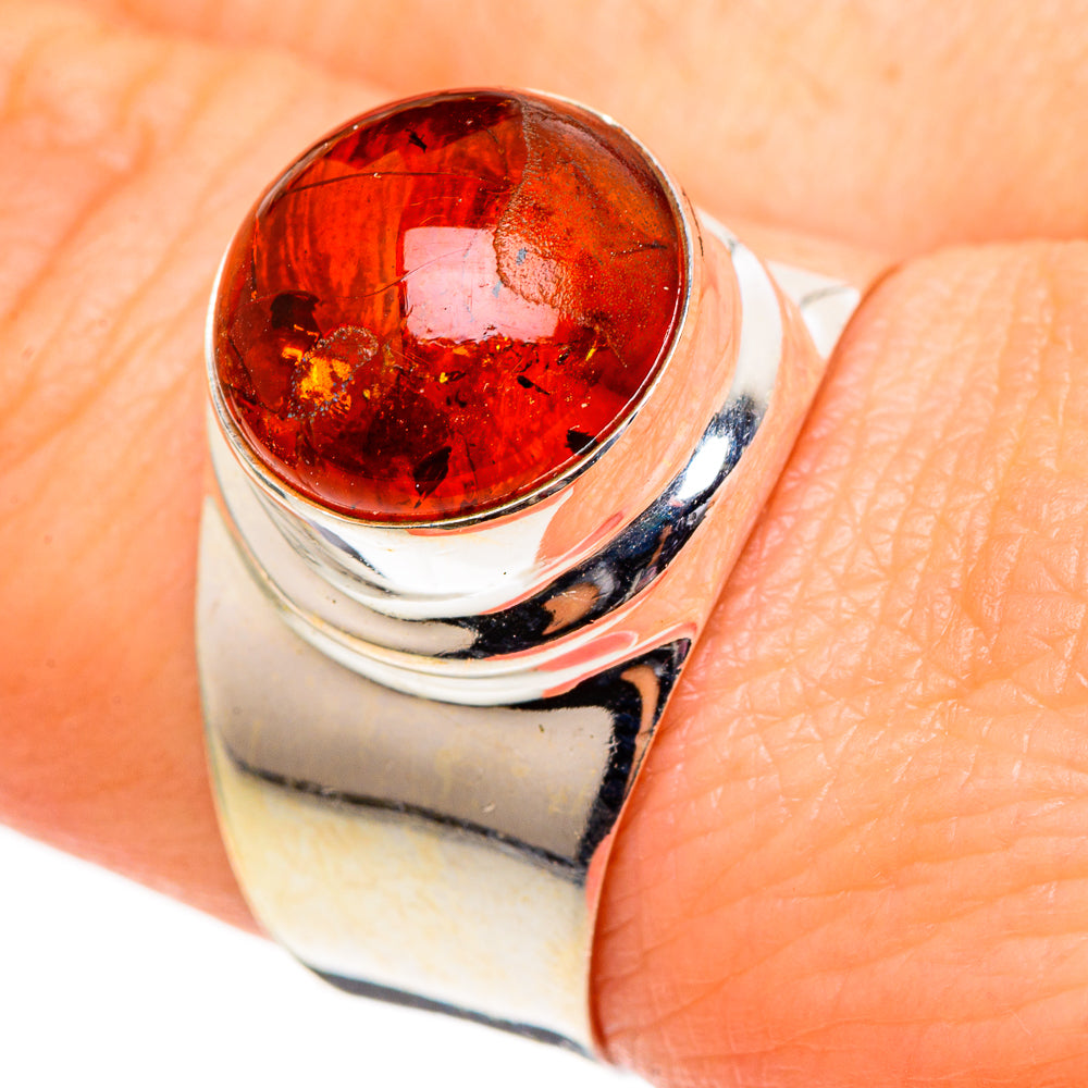 Baltic Amber Rings handcrafted by Anasilvercos - RING99070