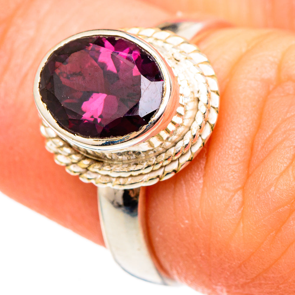 Red Spinel Rings handcrafted by Anasilvercos - RING99074