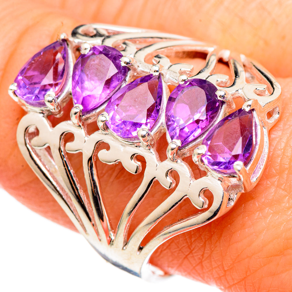 Amethyst Rings handcrafted by Anasilvercos - RING99084