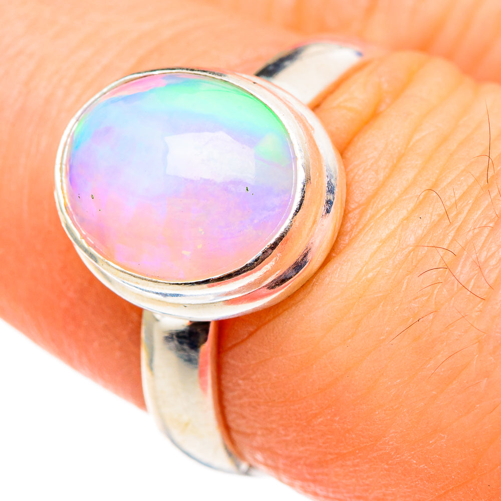 Ethiopian Opal Rings handcrafted by Anasilvercos - RING99092