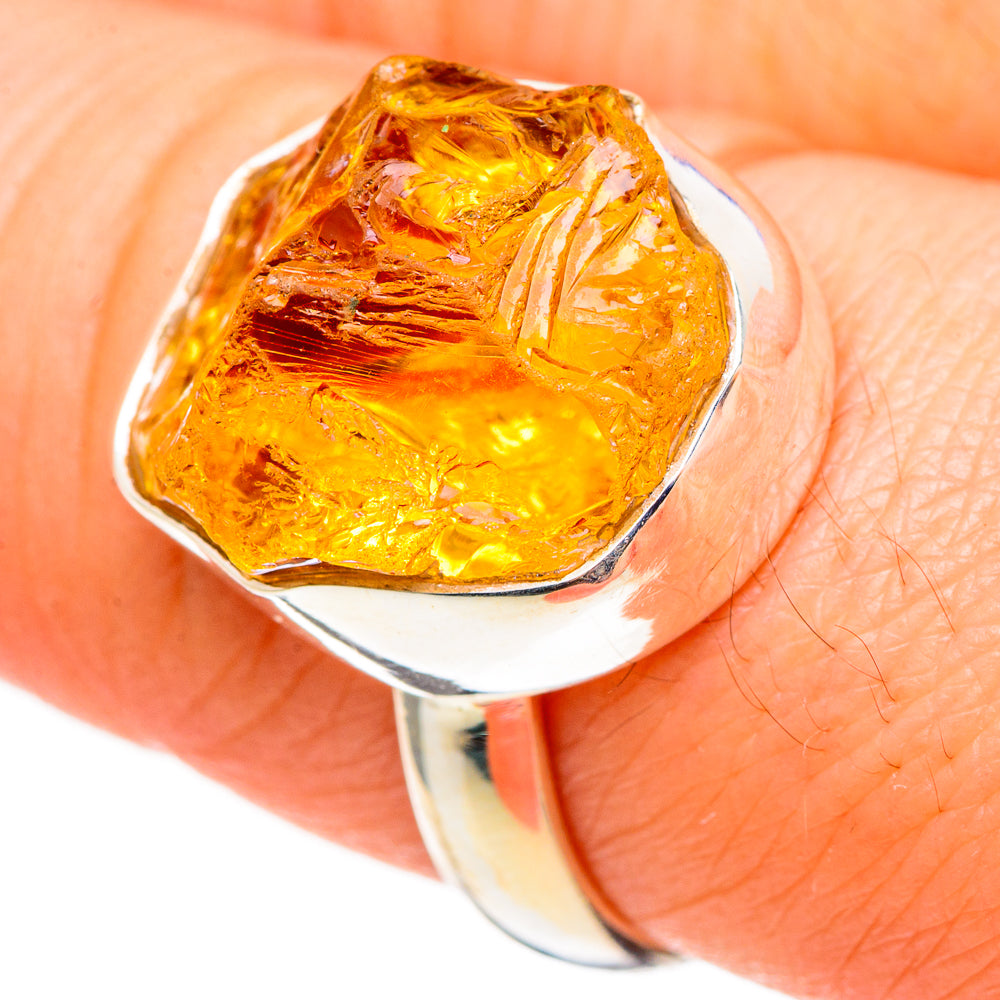 Citrine Rings handcrafted by Anasilvercos - RING99104