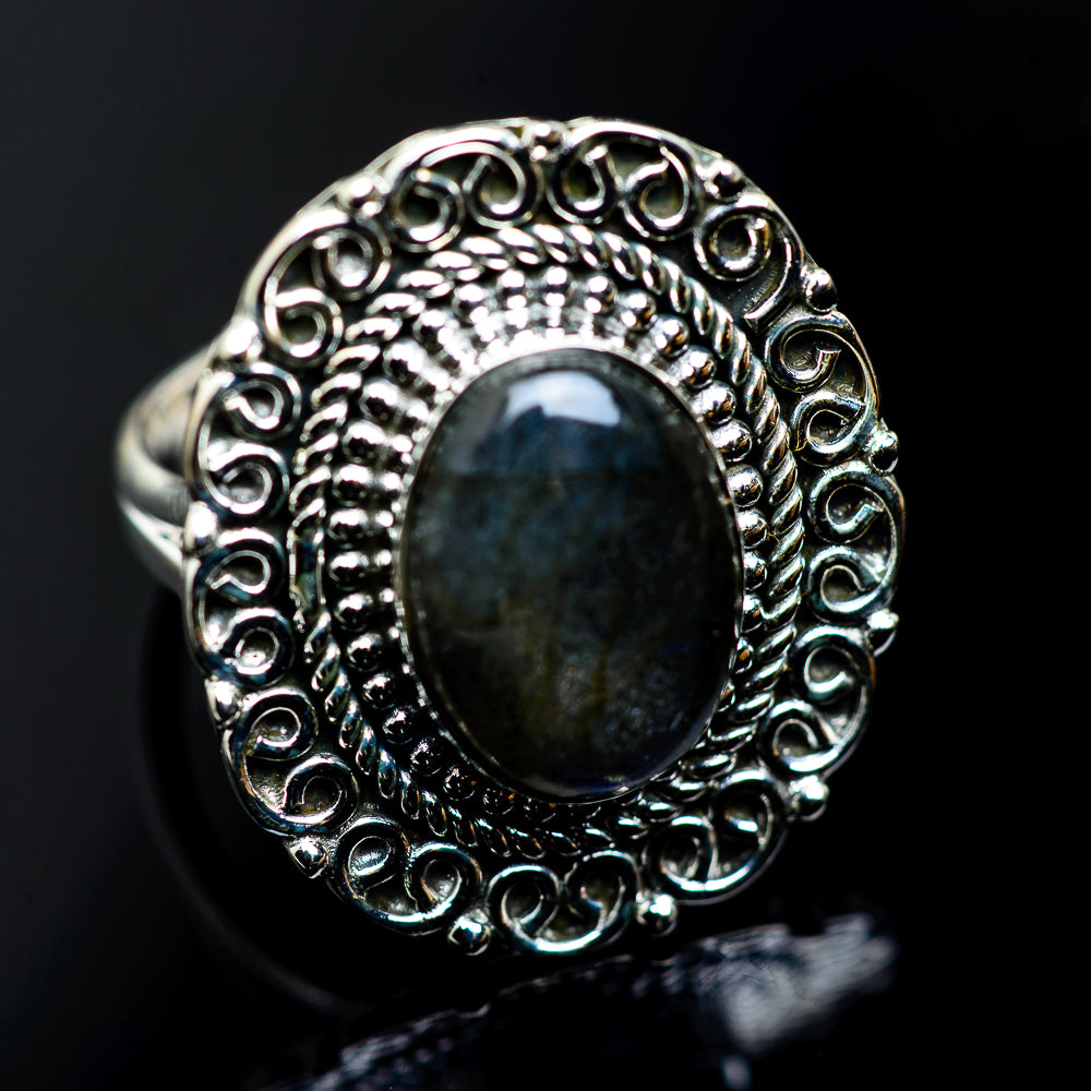 Labradorite Rings handcrafted by Anasilvercos - RING991172