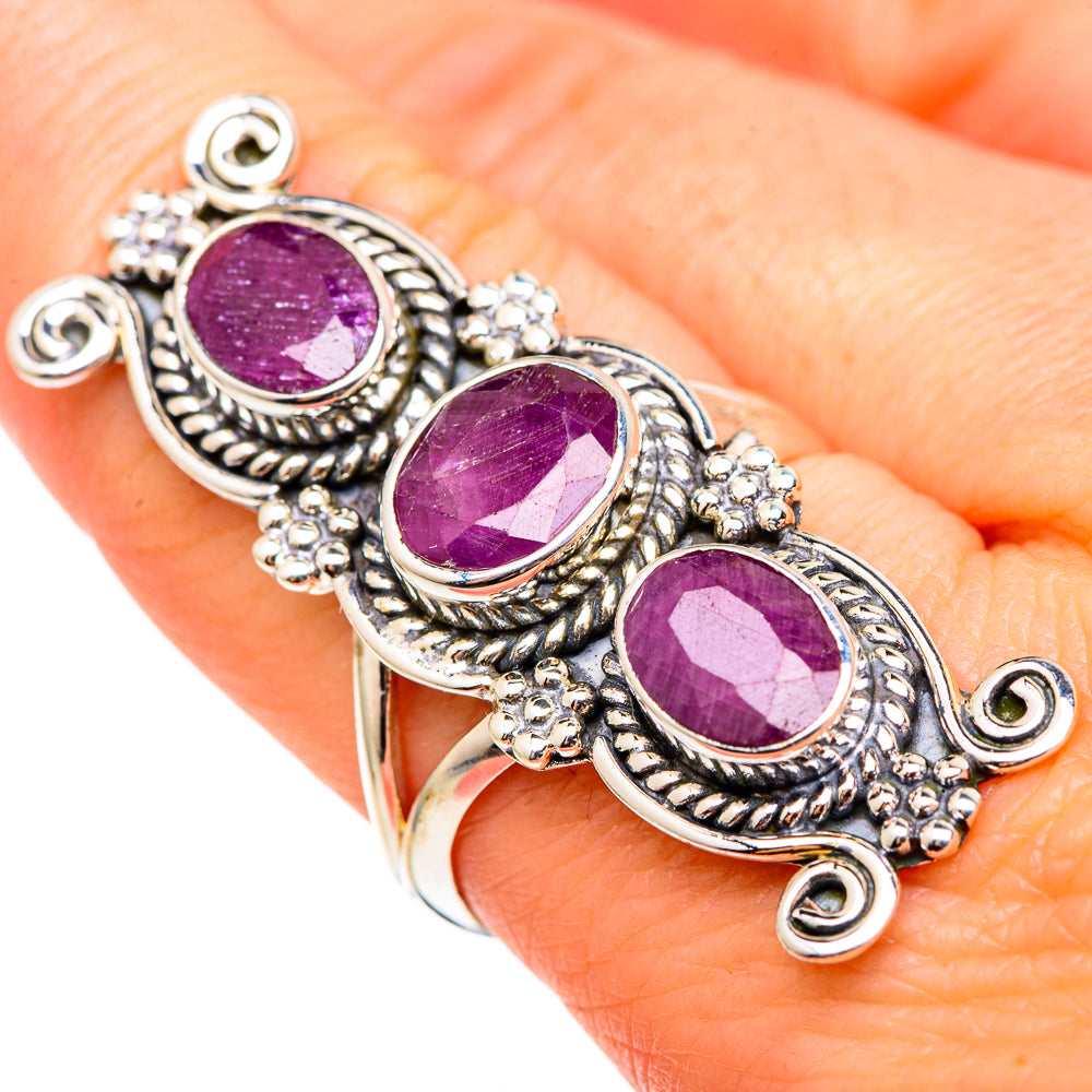 Ruby Rings handcrafted by Anasilvercos - RING99140