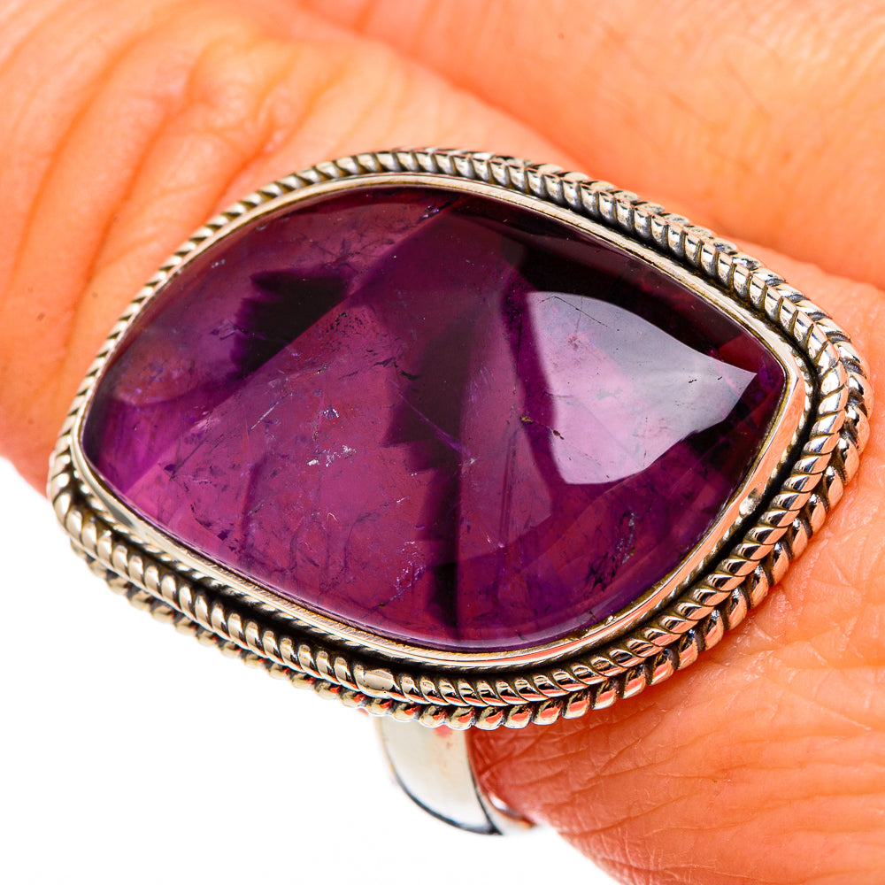 Star Amethyst Rings handcrafted by Anasilvercos - RING99142