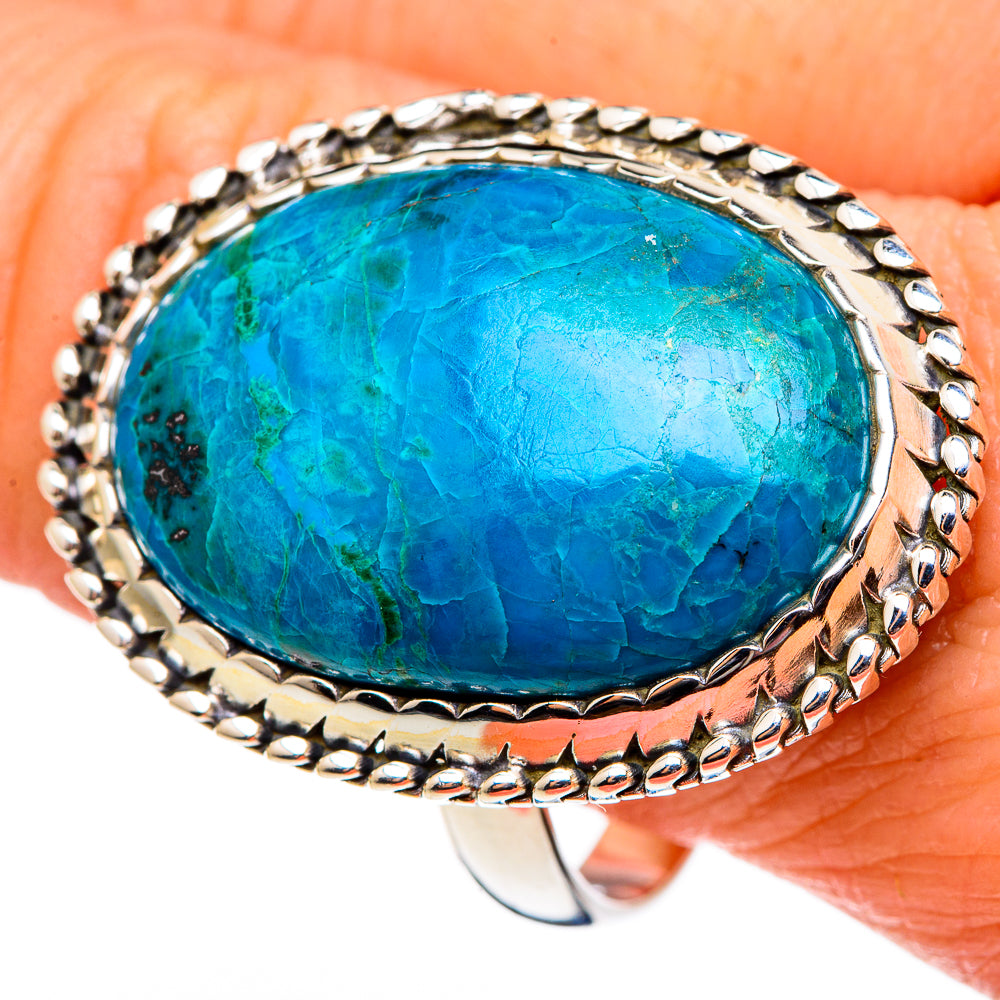 Chrysocolla Rings handcrafted by Anasilvercos - RING99164