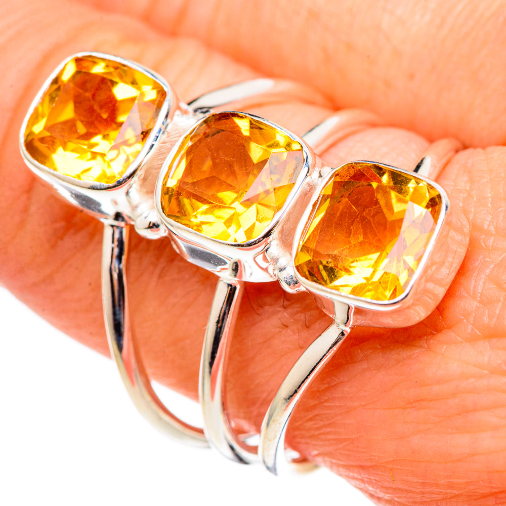 Citrine Rings handcrafted by Anasilvercos - RING99178