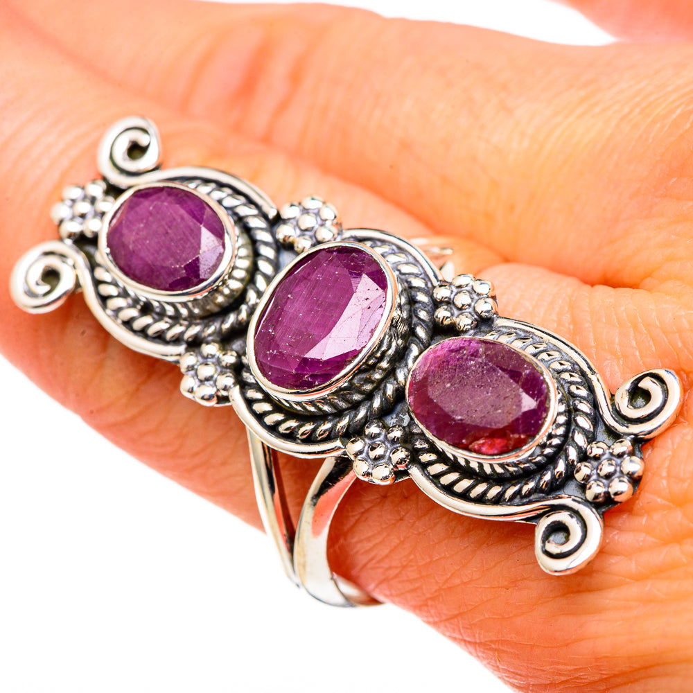 Ruby Rings handcrafted by Anasilvercos - RING99182