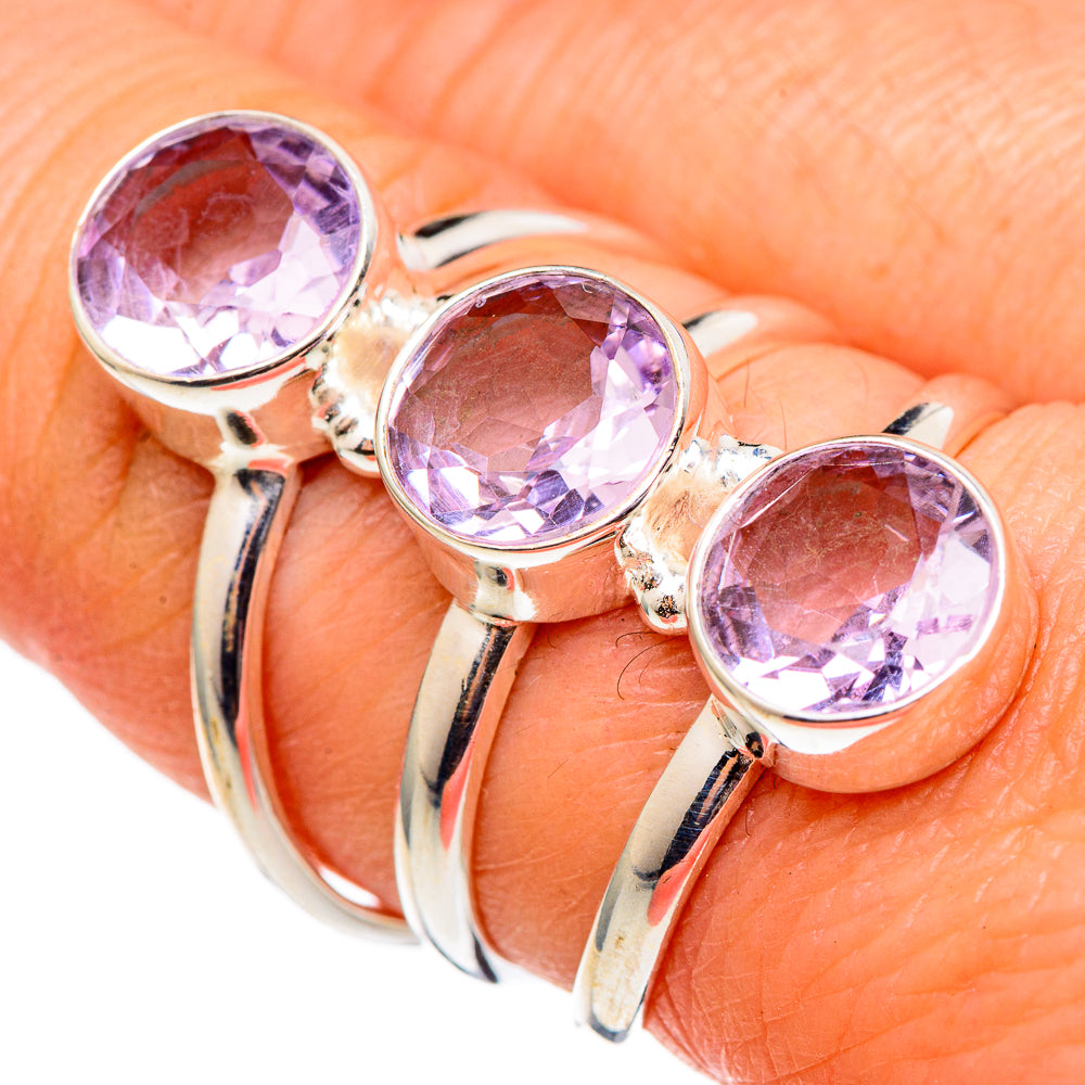 Amethyst Rings handcrafted by Anasilvercos - RING99184