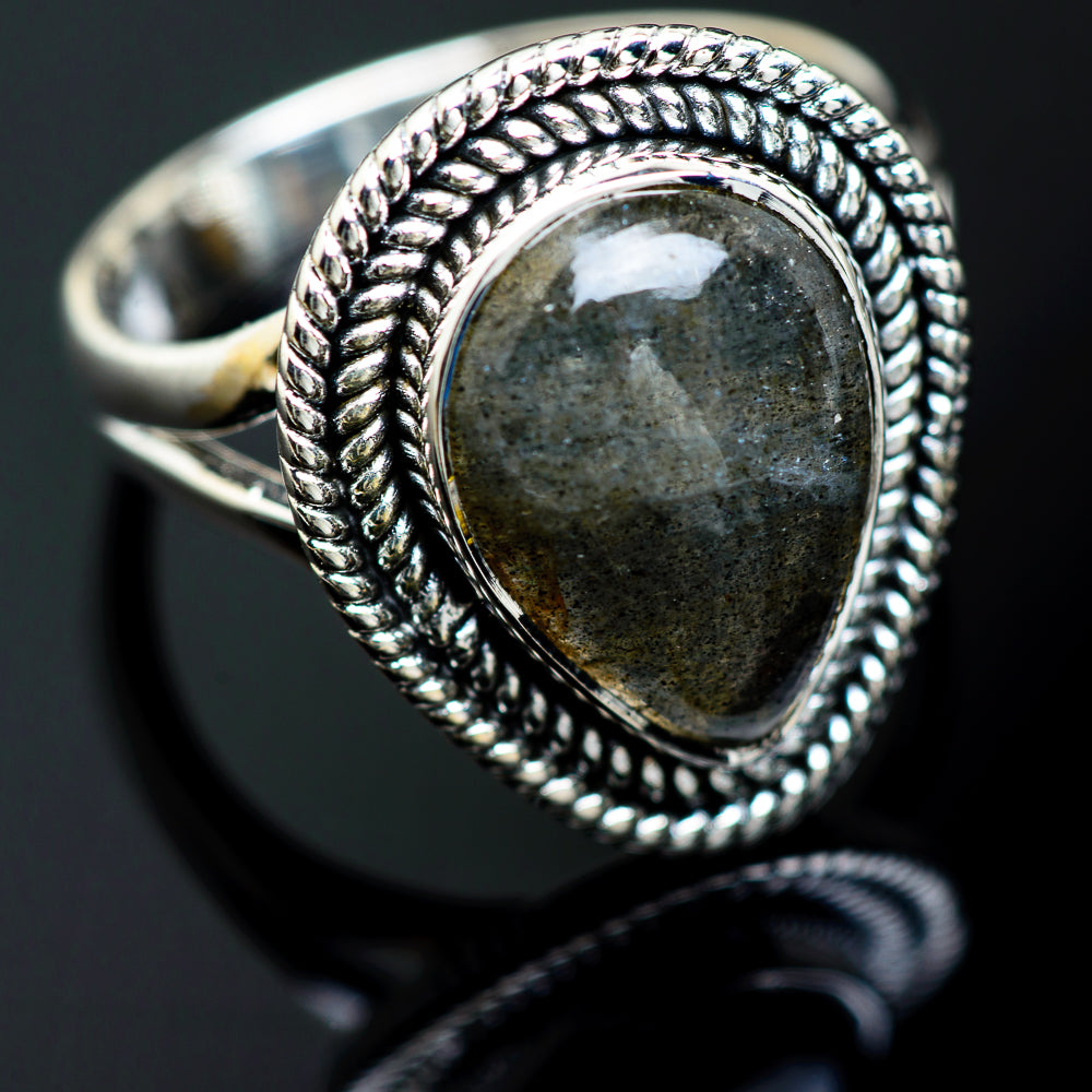 Labradorite Rings handcrafted by Anasilvercos - RING991901