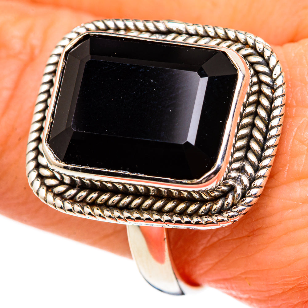 Black Onyx Rings handcrafted by Anasilvercos - RING99190
