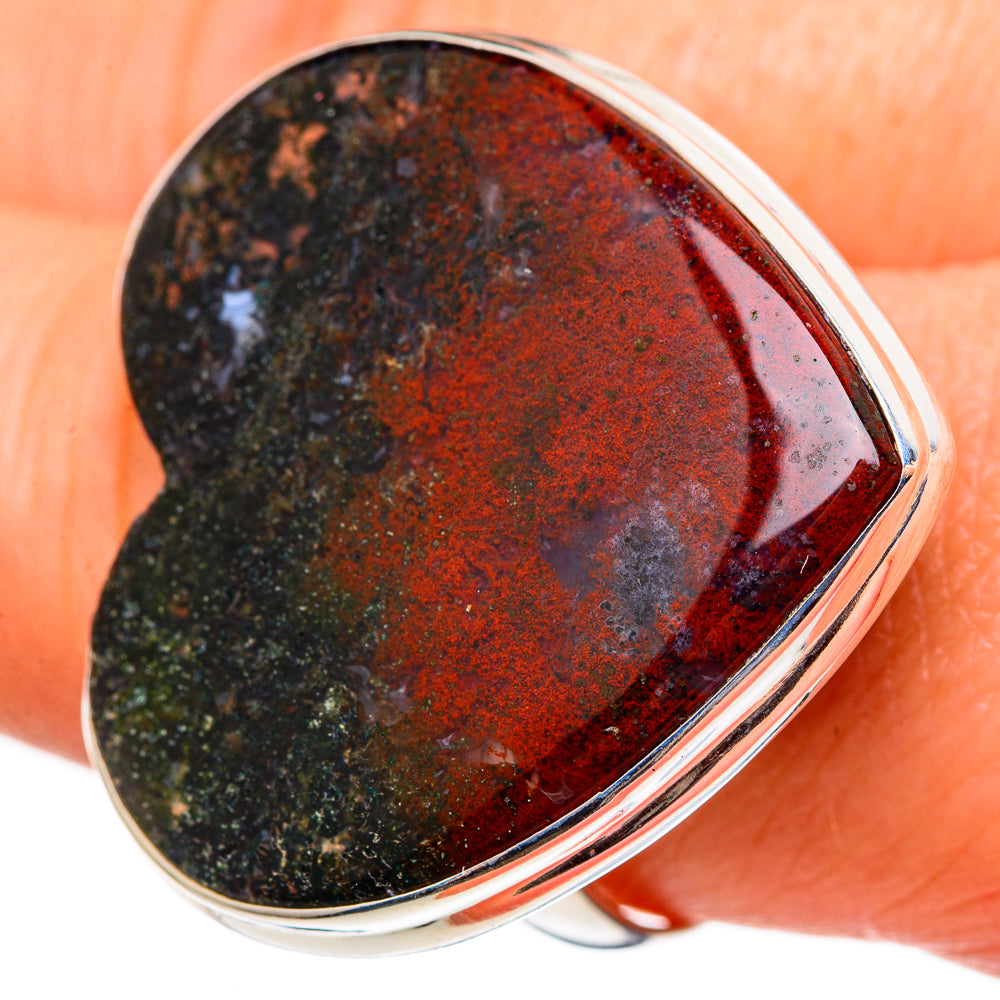 Bloodstone Rings handcrafted by Anasilvercos - RING99196