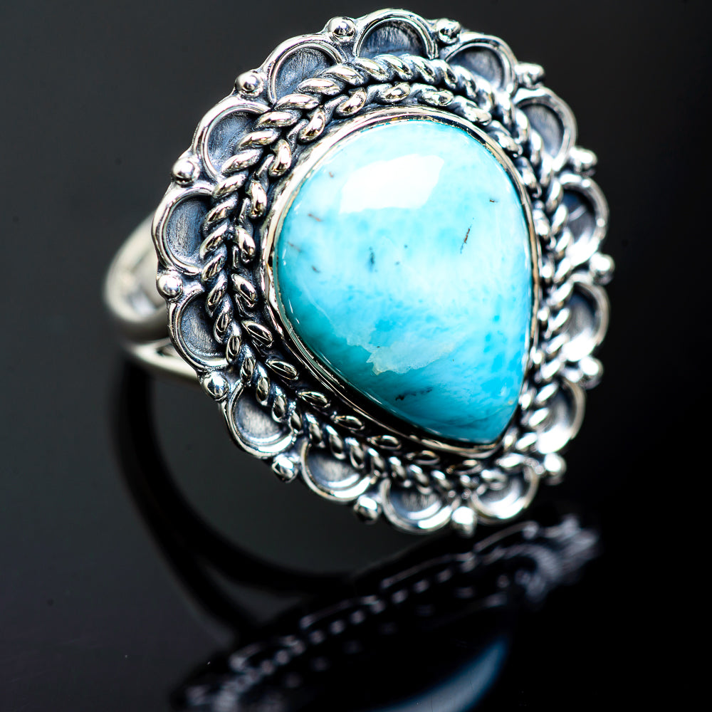 Larimar Rings handcrafted by Anasilvercos - RING991961
