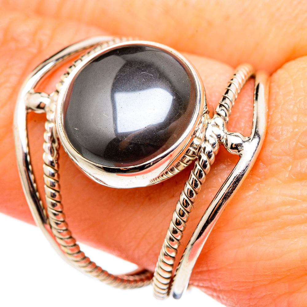 Hematite Rings handcrafted by Anasilvercos - RING99201