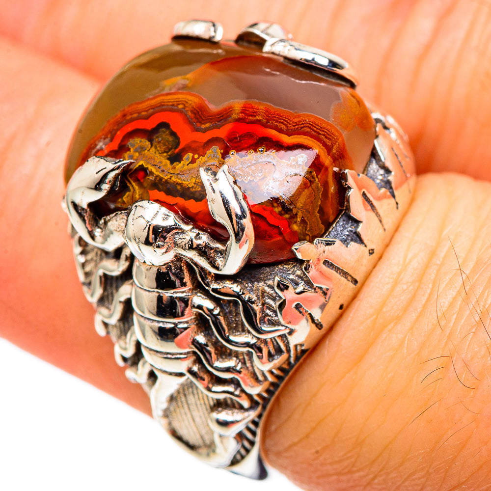 Moroccan Agate Rings handcrafted by Anasilvercos - RING99213