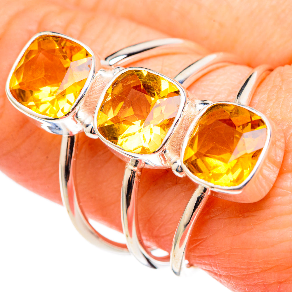 Citrine Rings handcrafted by Anasilvercos - RING99215