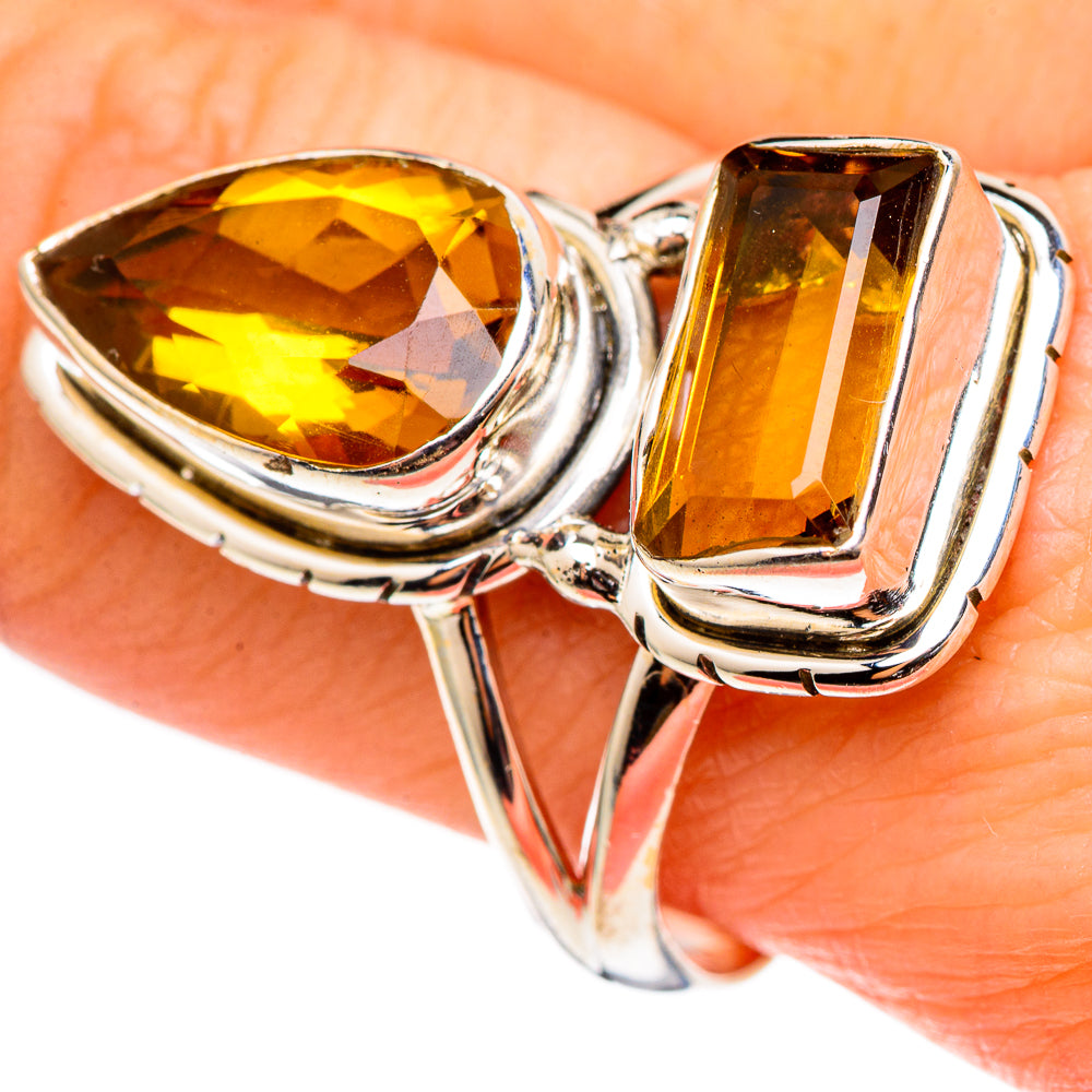 Citrine Rings handcrafted by Anasilvercos - RING99217