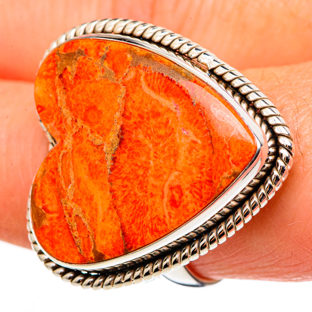 Sponge Coral Rings handcrafted by Anasilvercos - RING99218