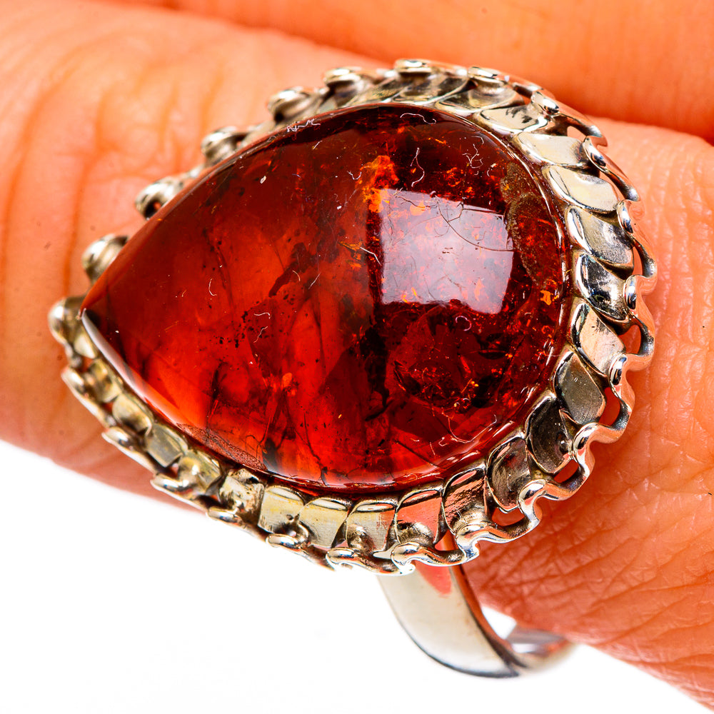 Baltic Amber Rings handcrafted by Anasilvercos - RING99219