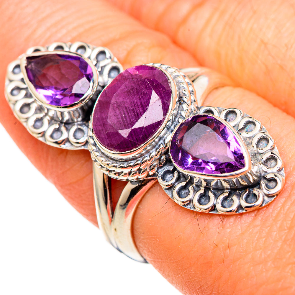 Ruby Rings handcrafted by Anasilvercos - RING99234