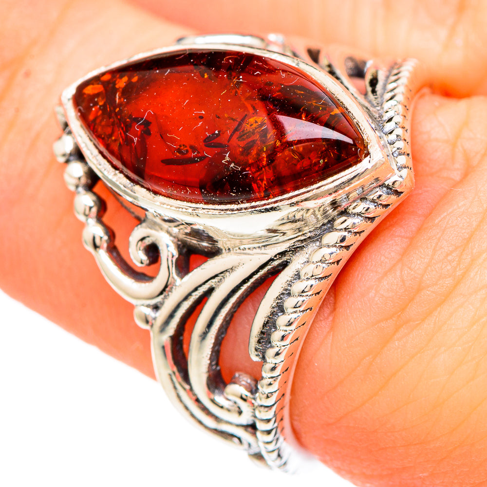 Baltic Amber Rings handcrafted by Anasilvercos - RING99253