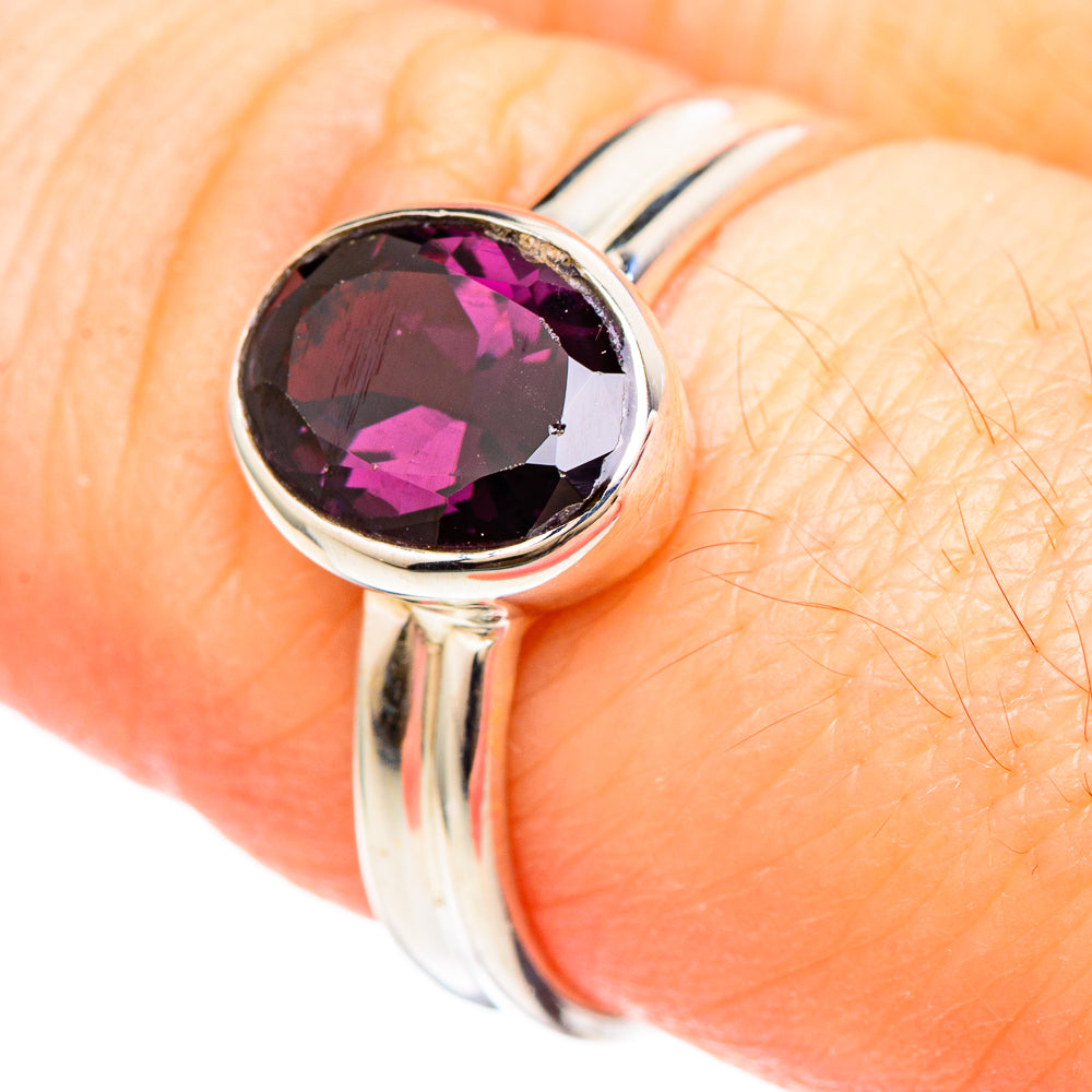Red Spinel Rings handcrafted by Anasilvercos - RING99256