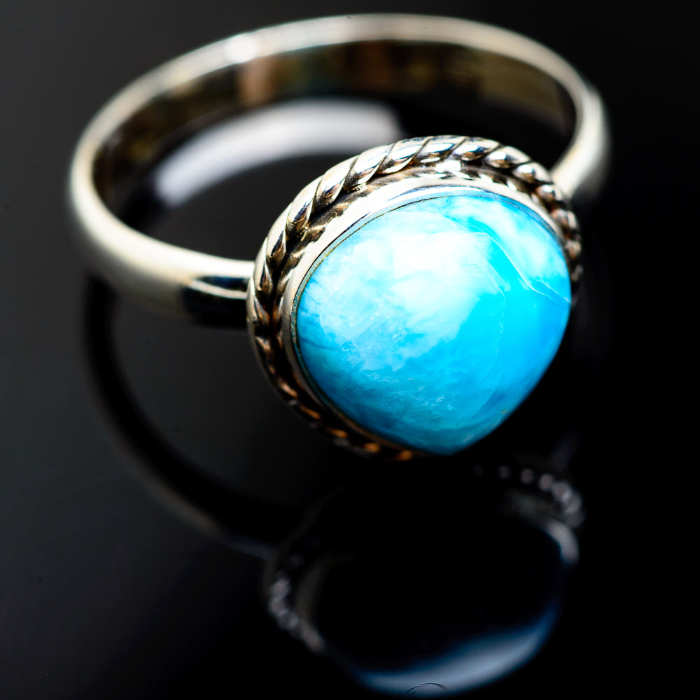 Larimar Rings handcrafted by Anasilvercos - RING992712
