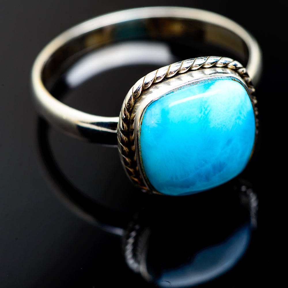 Larimar Rings handcrafted by Anasilvercos - RING992727