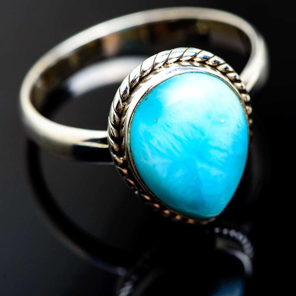 Larimar Rings handcrafted by Anasilvercos - RING992818
