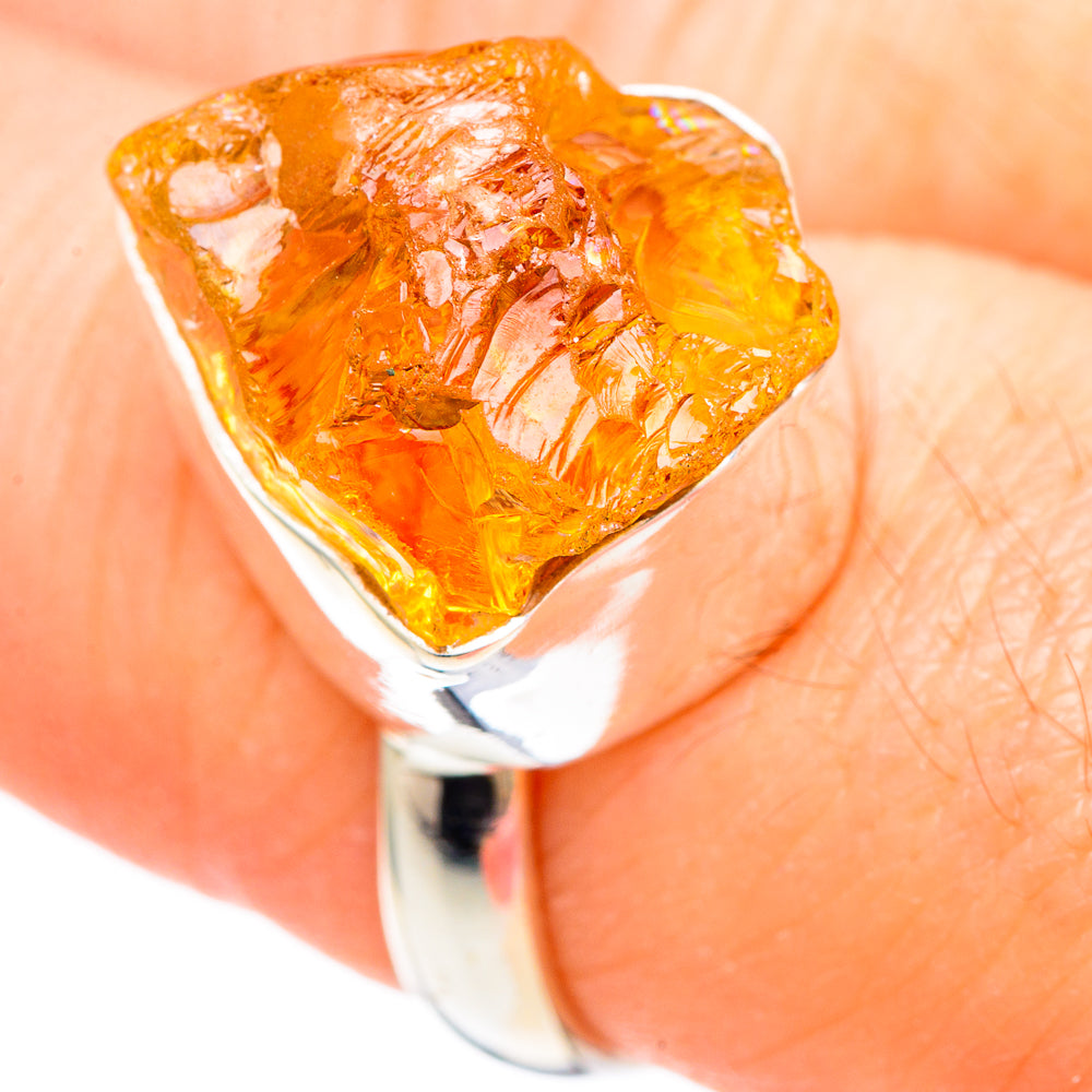 Citrine Rings handcrafted by Anasilvercos - RING99294