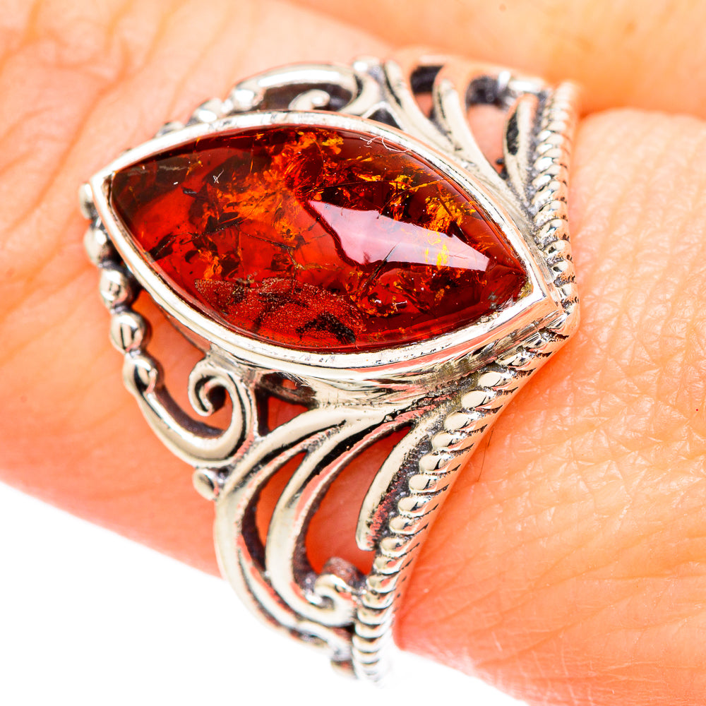 Baltic Amber Rings handcrafted by Anasilvercos - RING99295