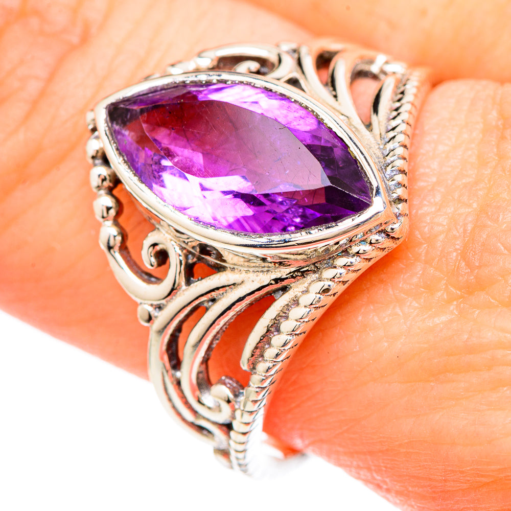 Amethyst Rings handcrafted by Anasilvercos - RING99301
