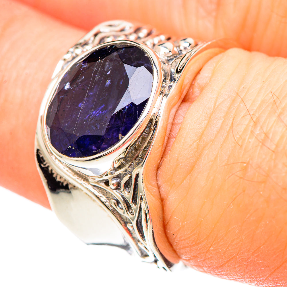 Violet Spinel Rings handcrafted by Anasilvercos - RING99308