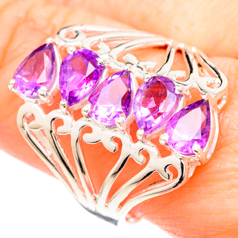 Amethyst Rings handcrafted by Anasilvercos - RING99310