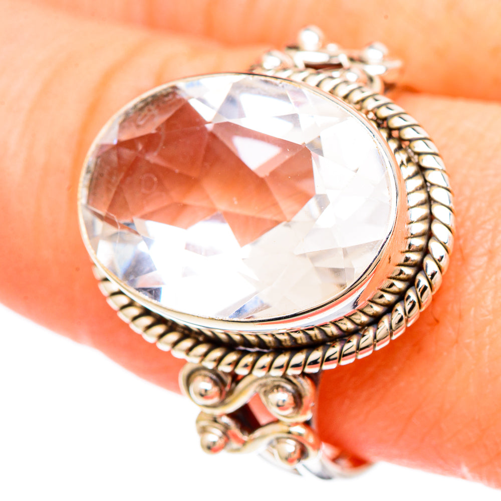 White Quartz Rings handcrafted by Anasilvercos - RING99313
