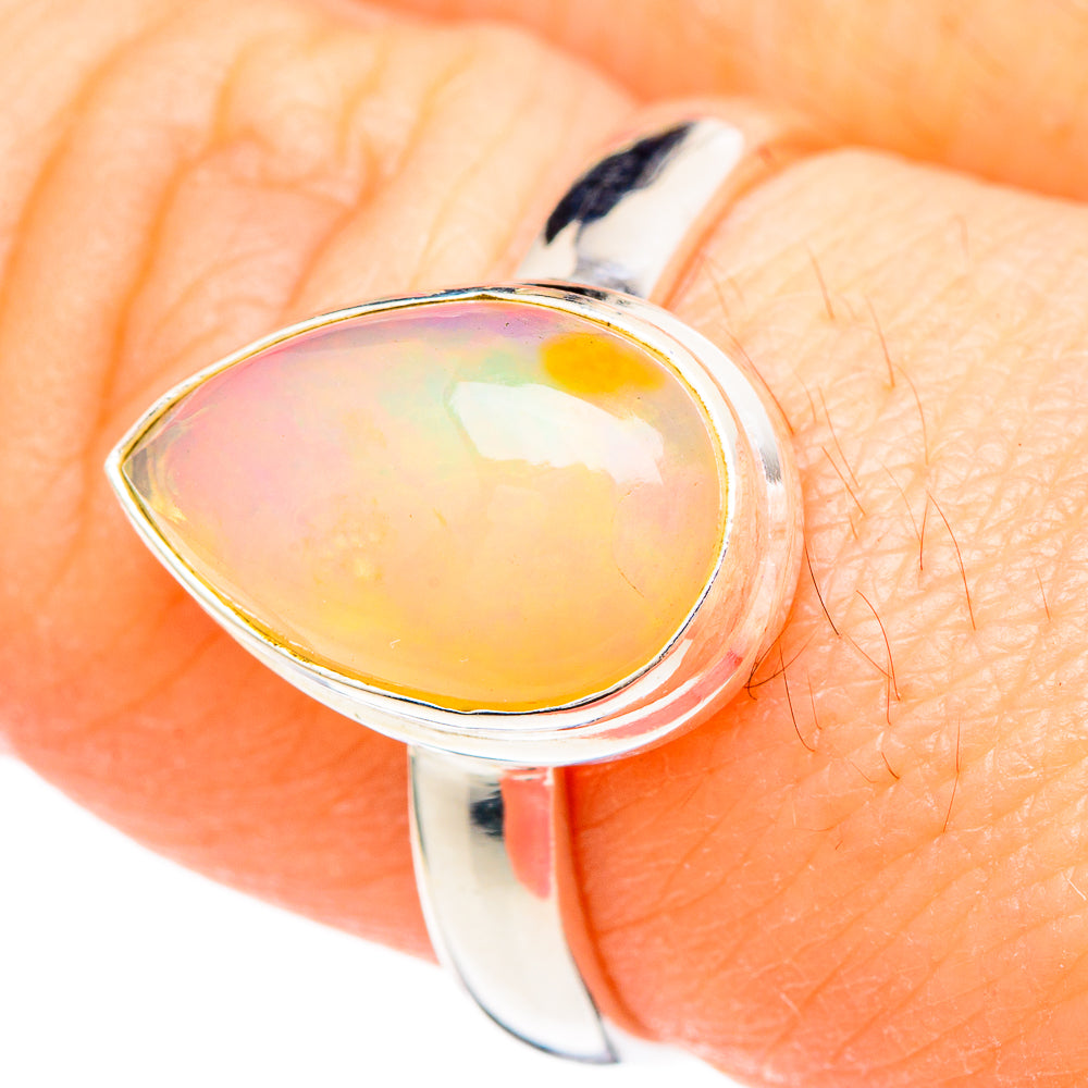 Ethiopian Opal Rings handcrafted by Anasilvercos - RING99318