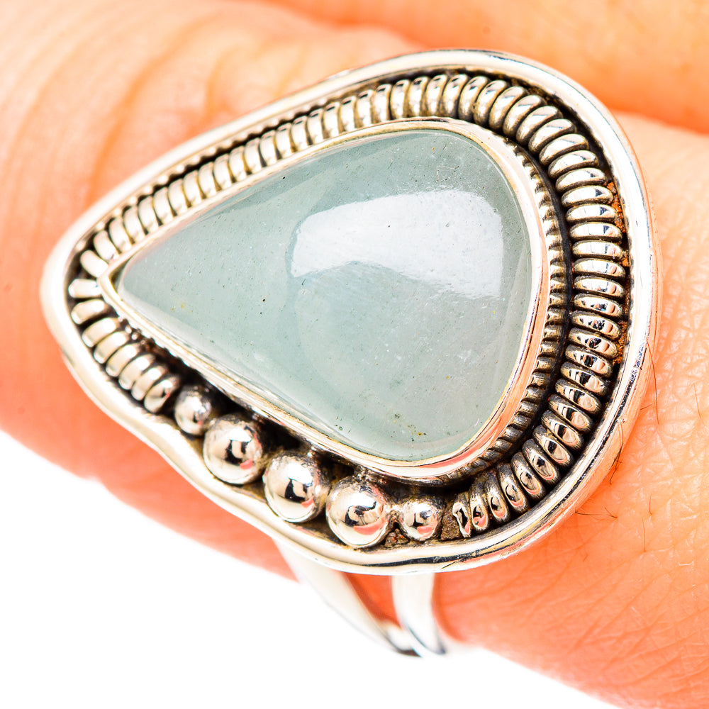 Aquamarine Rings handcrafted by Anasilvercos - RING99320