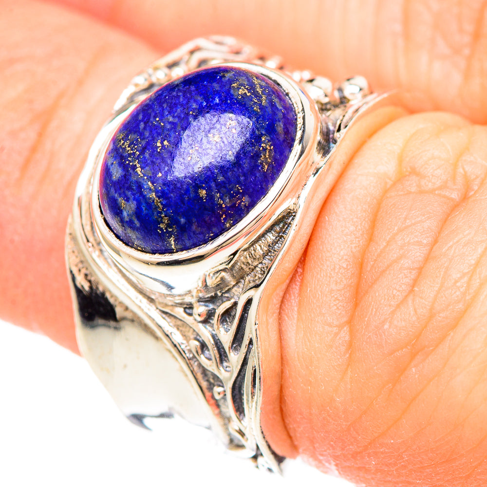 Lapis Lazuli Rings handcrafted by Anasilvercos - RING99322