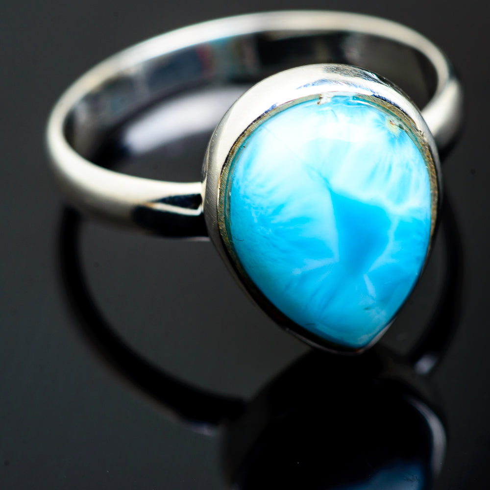 Larimar Rings handcrafted by Anasilvercos - RING993266
