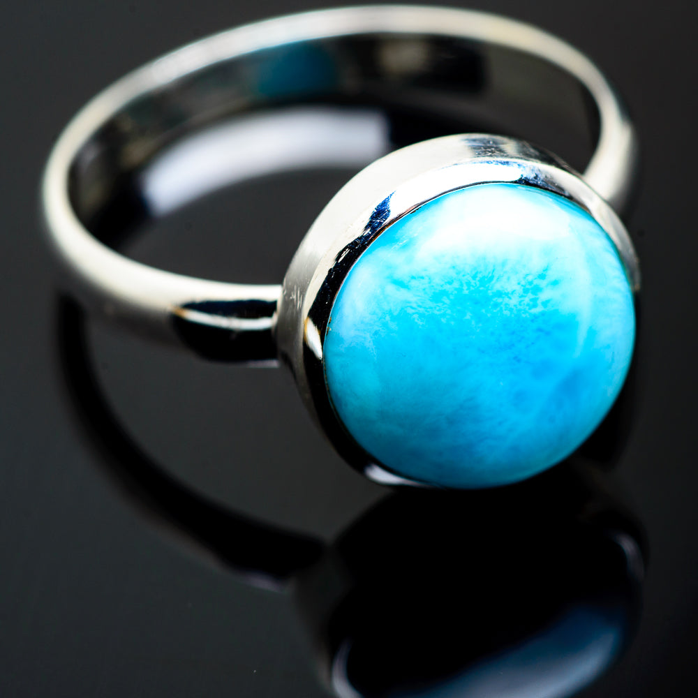 Larimar Rings handcrafted by Anasilvercos - RING993286