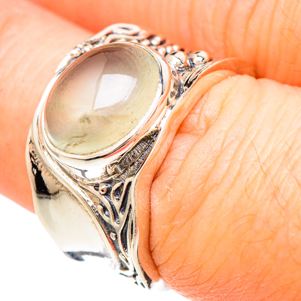 Prehnite Rings handcrafted by Anasilvercos - RING99330