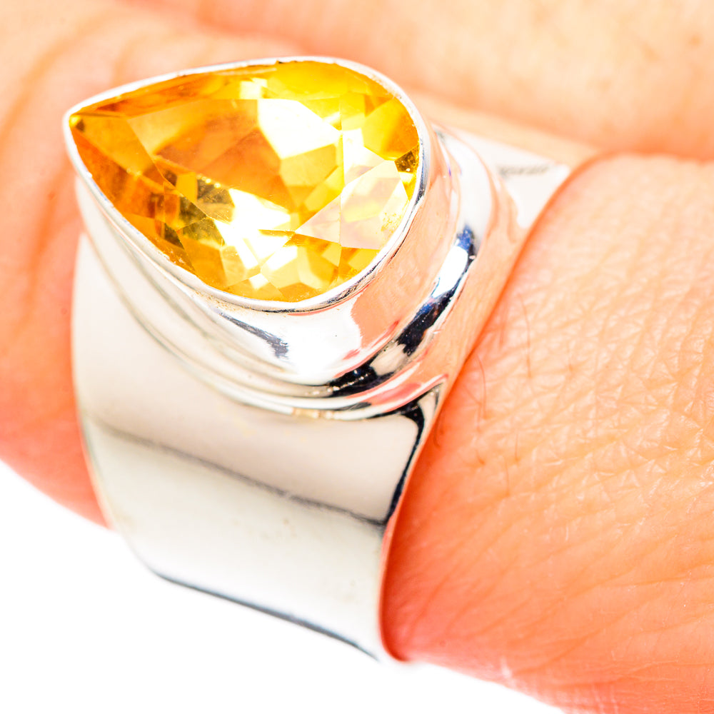 Citrine Rings handcrafted by Anasilvercos - RING99332